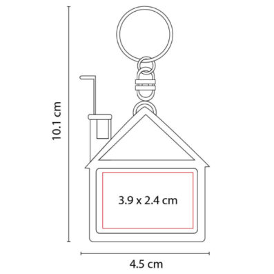 LLAVERO FLEXÓMETRO CASITA