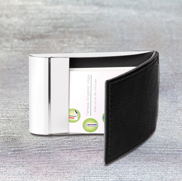 PORTA TARJETAS CURVO