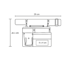 CINTURÓN PORTA HERRAMIENTAS DREW