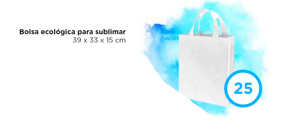 BOLSA SUBLIMABLE ECOLÓGICA