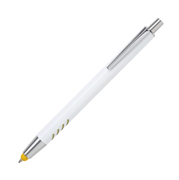 BOLÍGRAFO DE ALUMINIO BLANCO FORLI