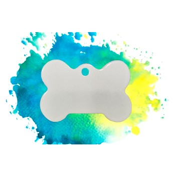 PLACA IDENTIFICACIÓN HUESITO SUBLIMABLE