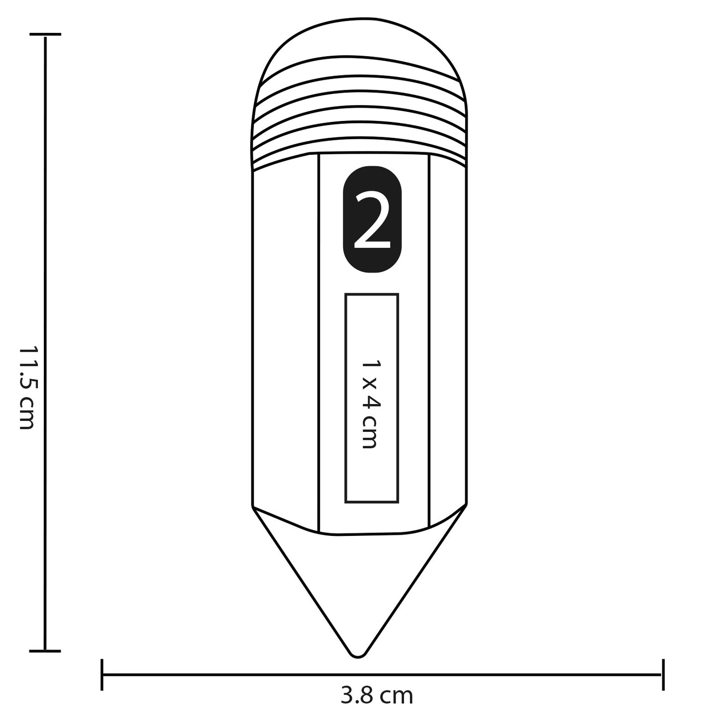 ANTIESTRÉS EN FORMA DE LAPÍZ