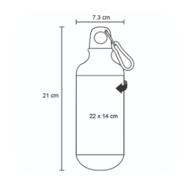 CILINDRO BOTELLA MONET SUBLIMABLE