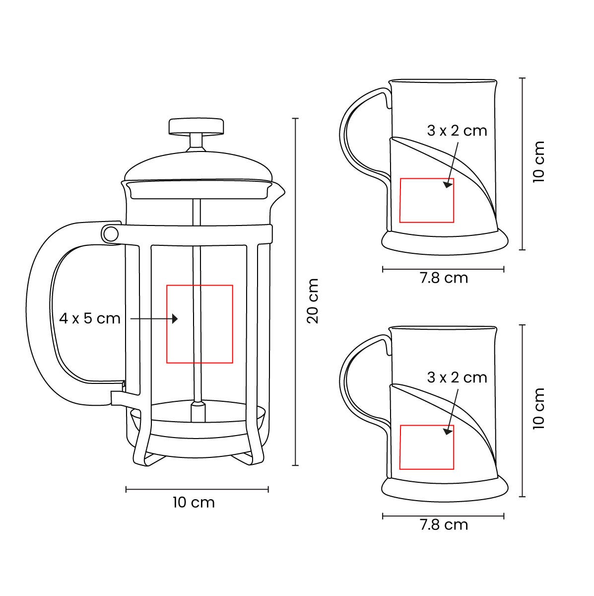 SET CAFETERO AJACCIO