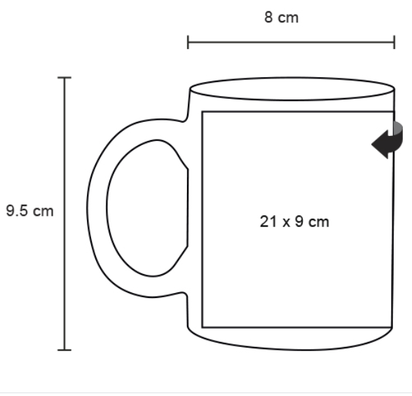 TAZA MÁGICA SUBLIMABLE ALBUS
