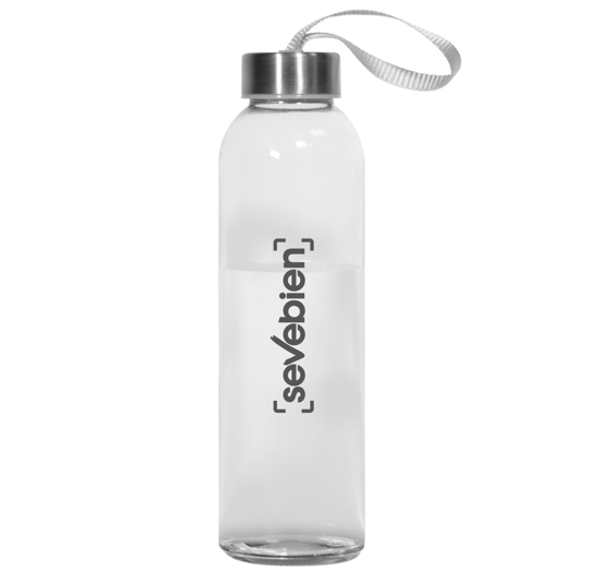 BOTELLA DE VIDRIO ¨ANANÁ¨