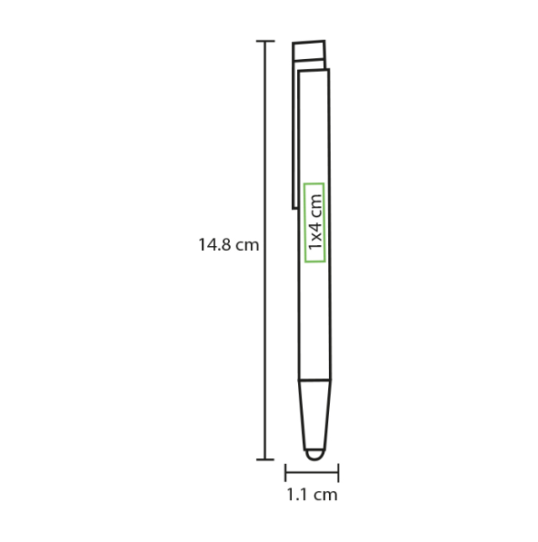 BOLÍGRAFO CON USB 8GB BASTIA