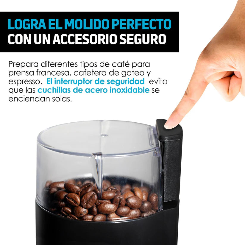 SET MOLINO DE CAFÉ Y ESPECIAS ELÉCTRICO