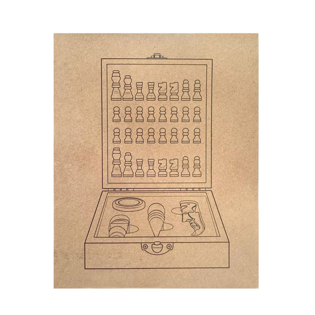 SET DE VINOS CON JUEGO DE AJEDREZ "CHESSY"