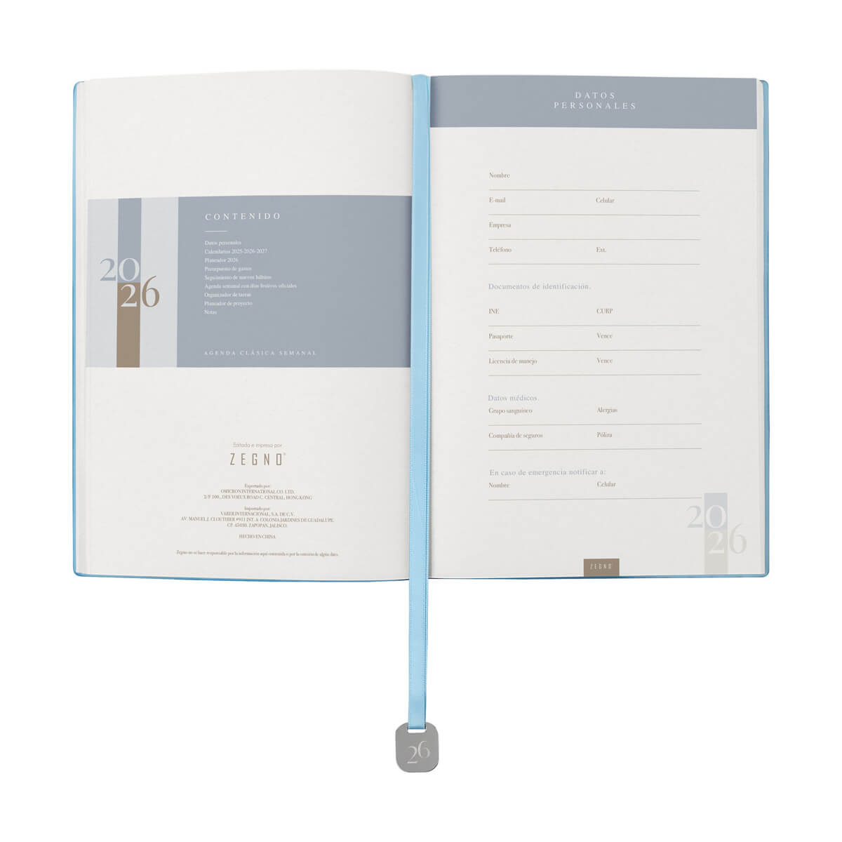 AGENDA SEMANAL CLÁSICA 2026