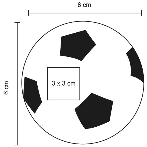MINI PELOTA FÚTBOL CORNER MUNDIAL