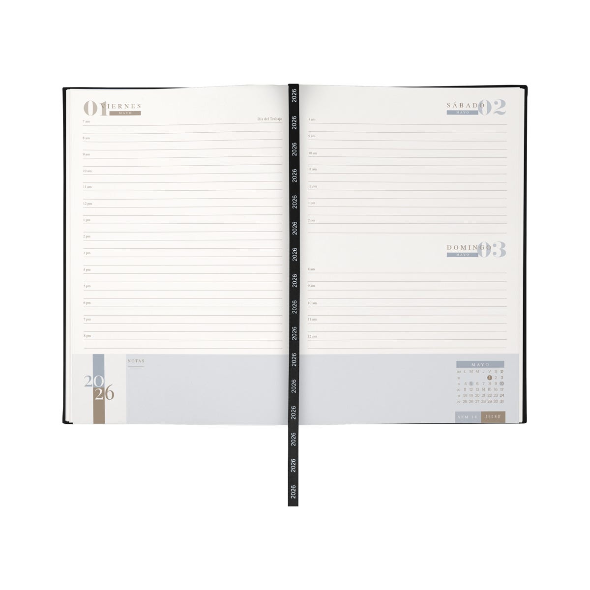 AGENDA DIARIA CLÁSICA 2026