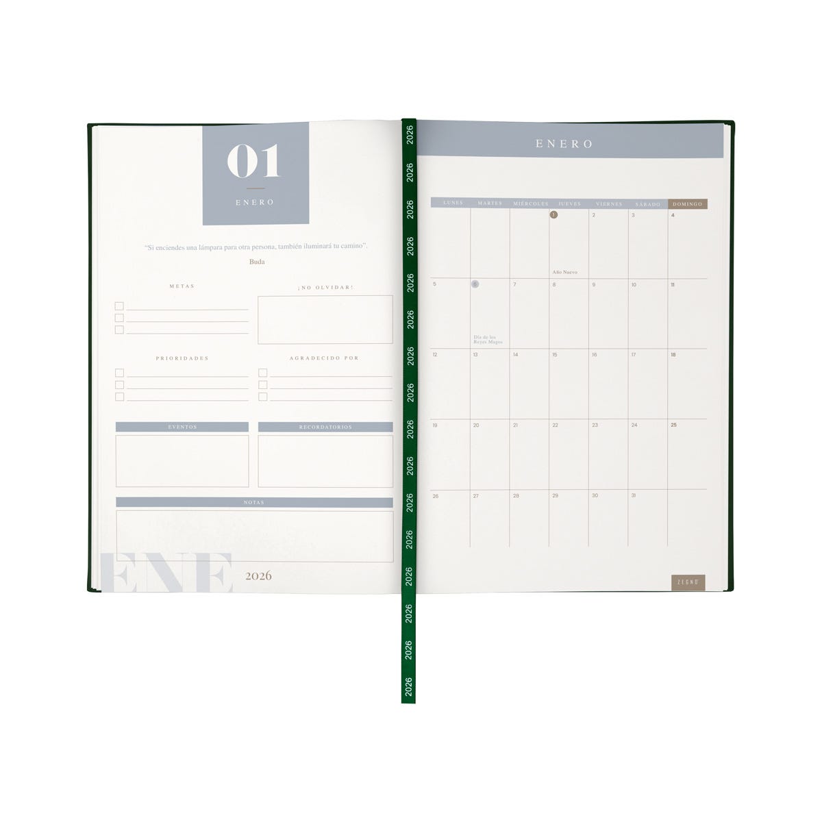 AGENDA DIARIA CLÁSICA 2026