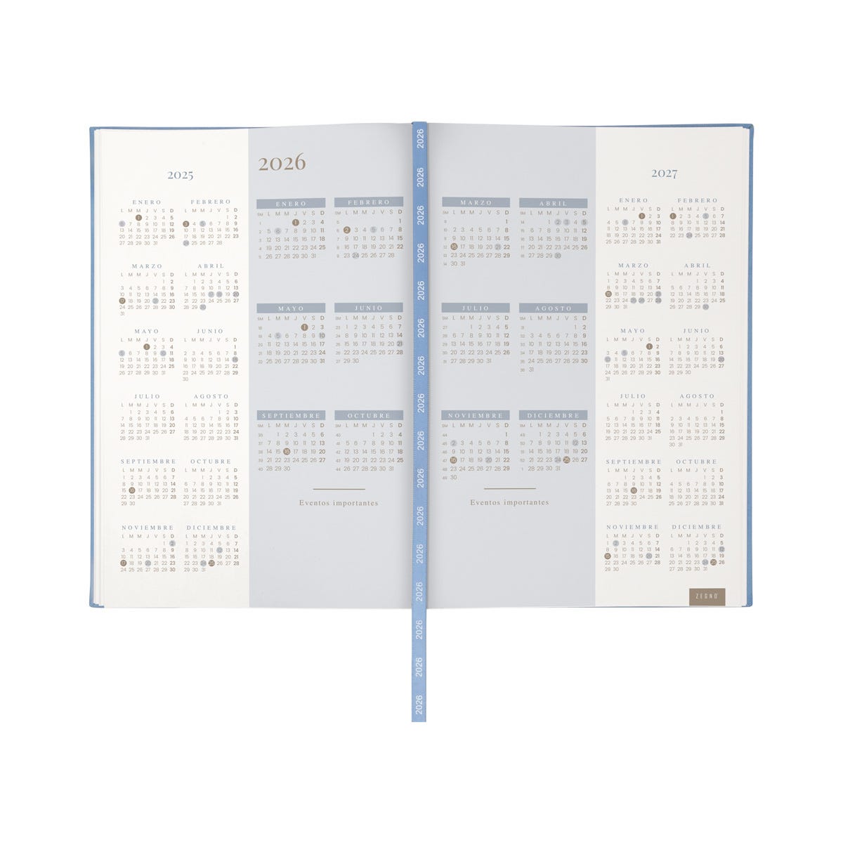 AGENDA DIARIA CLÁSICA 2026