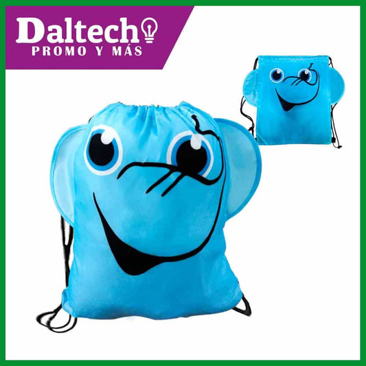 ESCOLARES MORRAL DE CORREA CARA DE ELEFANTE