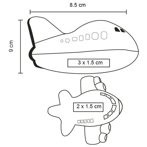 ANTIESTRÉS FORMA DE AVIÓN FALCON