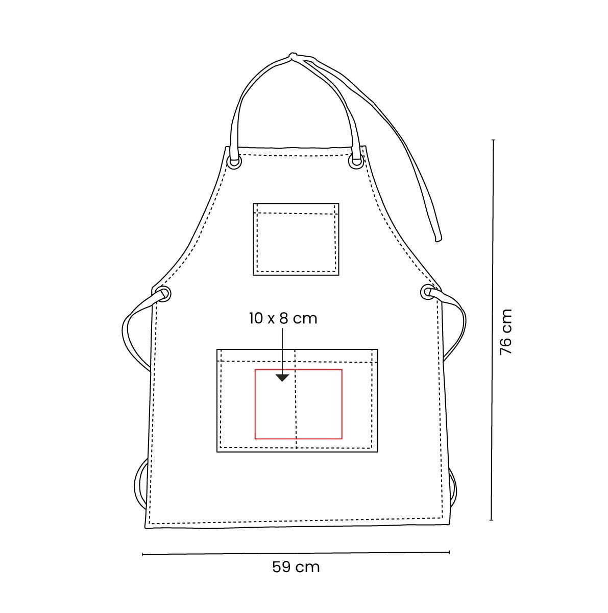 MANDIL DELANTAL GRELHA