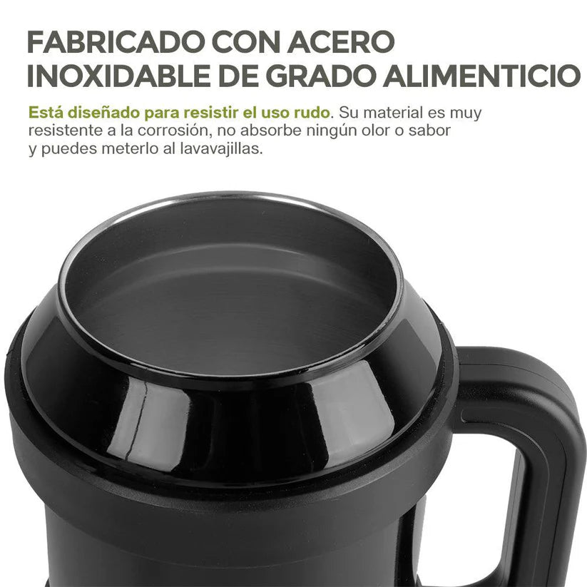 SET TERMO HIKEO DE ACERO INOXIDABLE DE DOBLE PARED