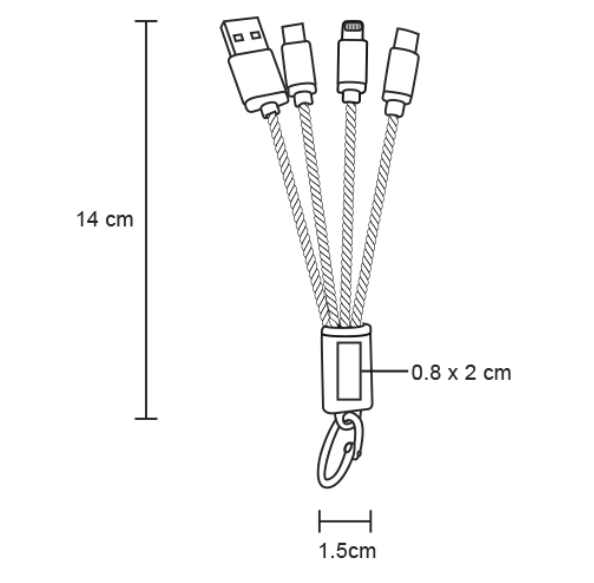 CABLE MULTI USB KABEL