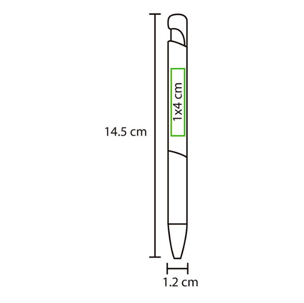 BOLÍGRAFO DE PLÁSTICO KARA