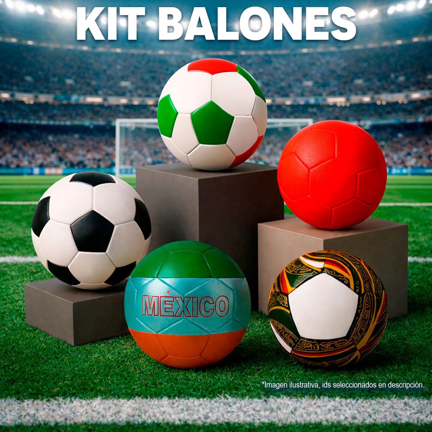 KIT BALONES MUNDIAL