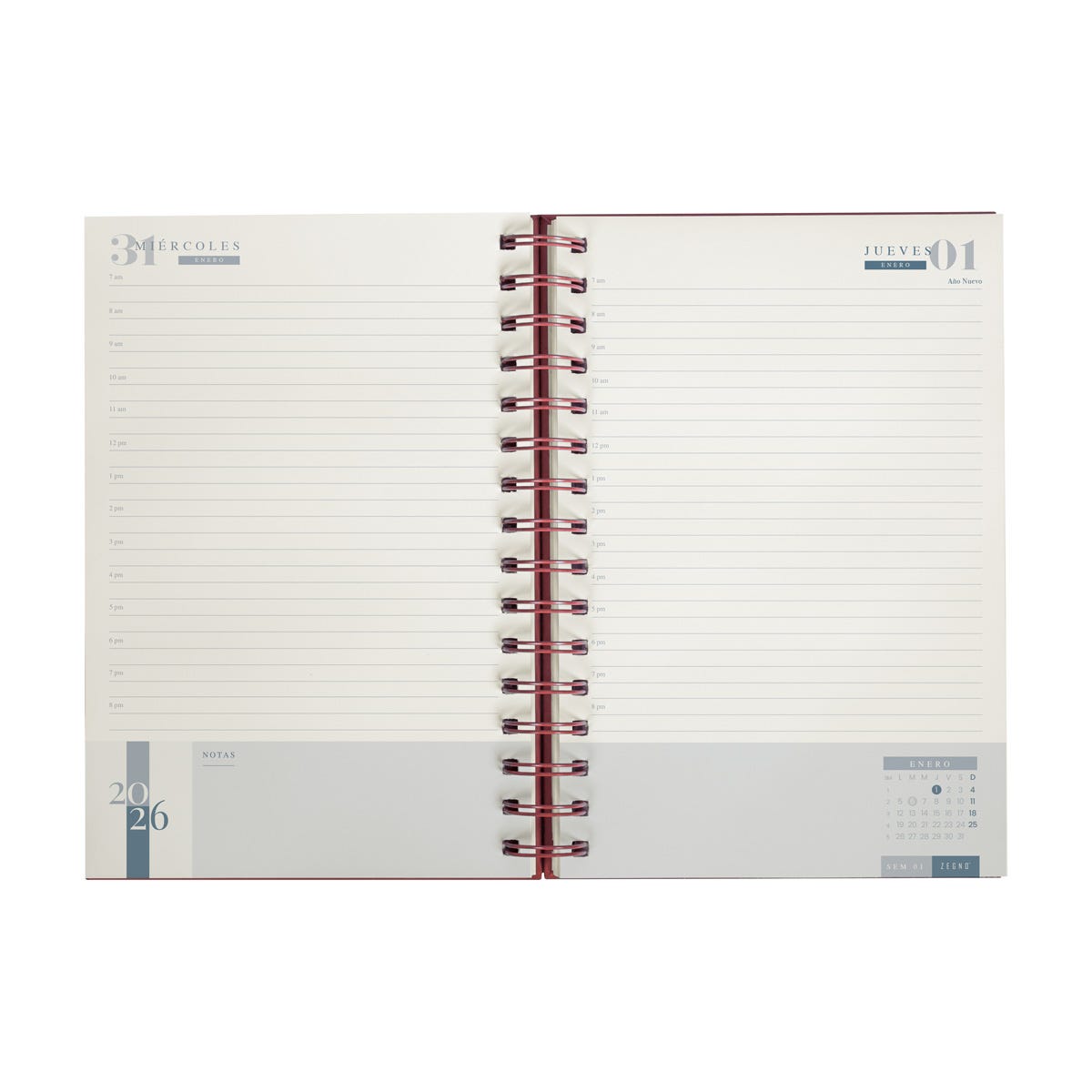 AGENDA DIARIA LETTE 2026