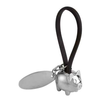 LLAVERO PUERQUITO CON PLACA