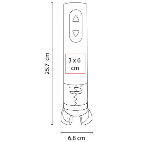 SACACORCHOS AUTOMÁTICO MALBEC