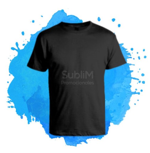 PLAYERA NEGRA SUBLIMABLE