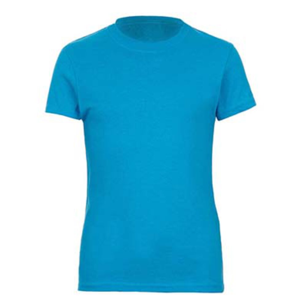 PLAYERA CUELLO REDONDO ASILUETADA NIÑA