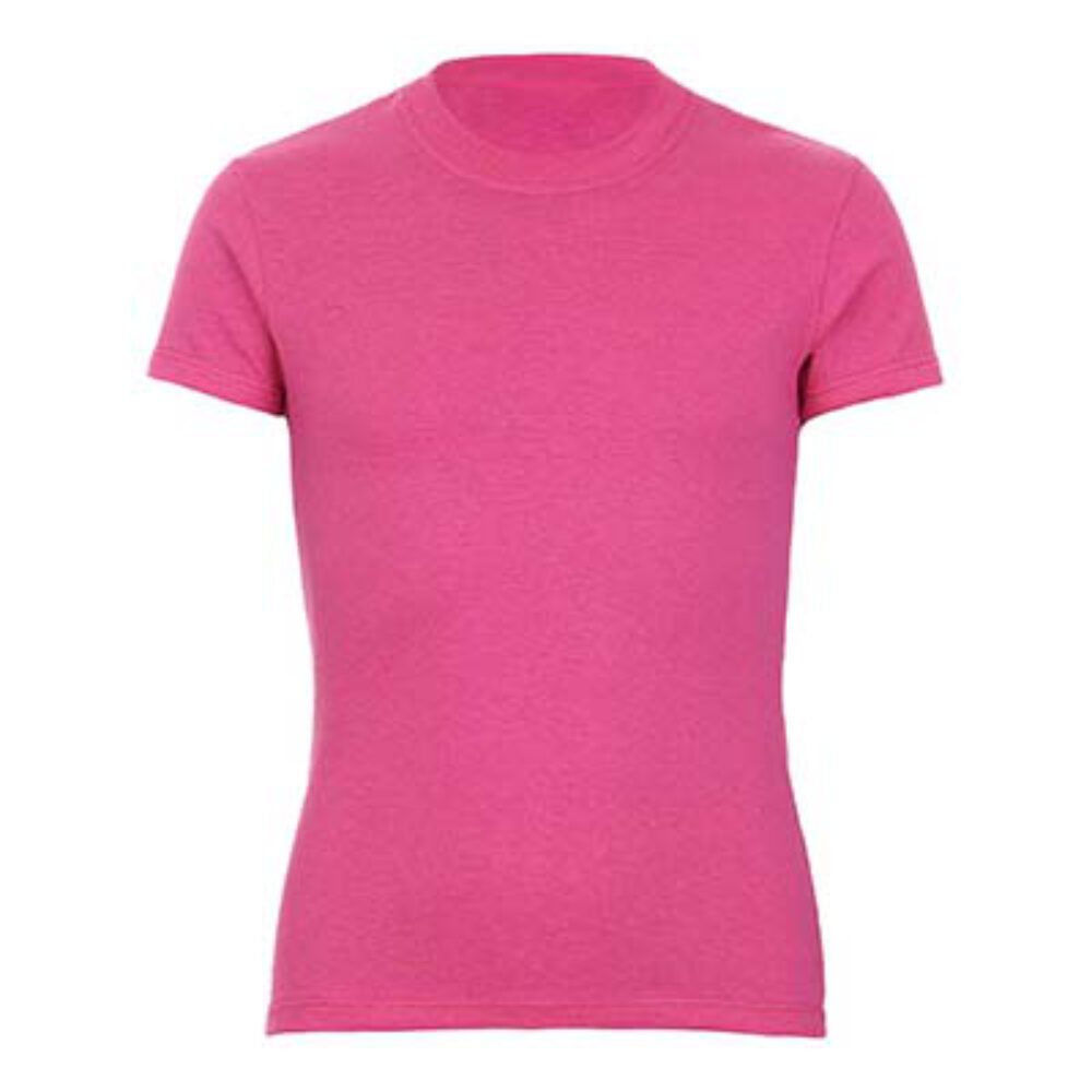 PLAYERA CUELLO REDONDO ASILUETADA NIÑA