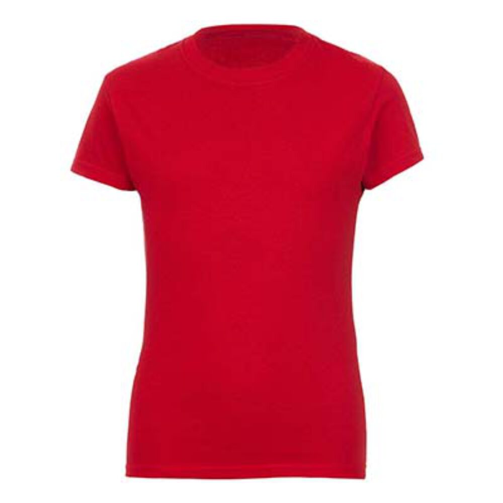 PLAYERA CUELLO REDONDO ASILUETADA NIÑA