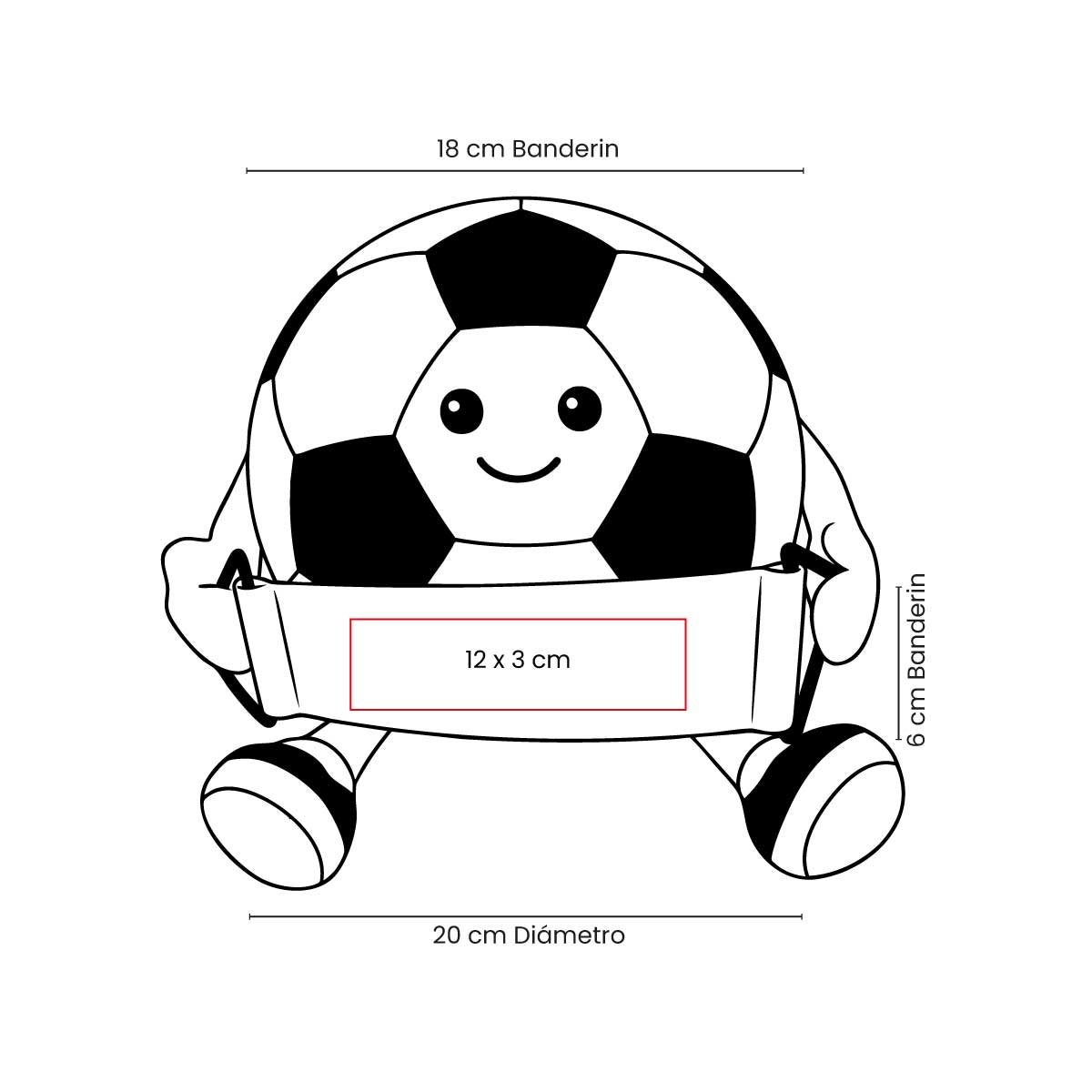 PELUCHE SOCCER MUNDIAL