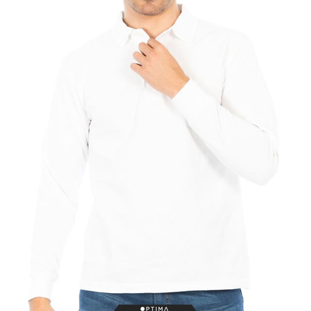 PLAYERA POLO PIQUÉT MANGA LARGA CABALLERO