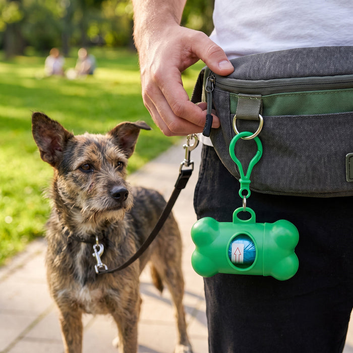 DISPENSADOR DE BOLSAS MASCOTA  "POODLE"