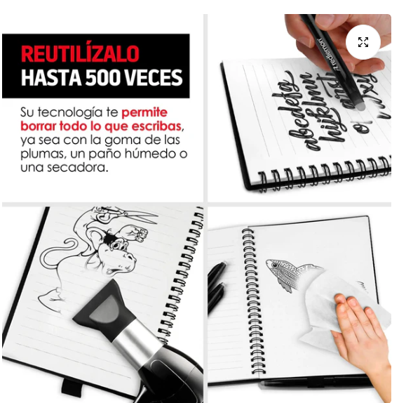 LIBRETA INTELIGENTE REUTILIZABLE