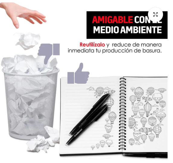 LIBRETA INTELIGENTE REUTILIZABLE