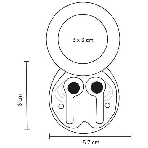 AUDÍFONO INALÁMBRICO ROZ