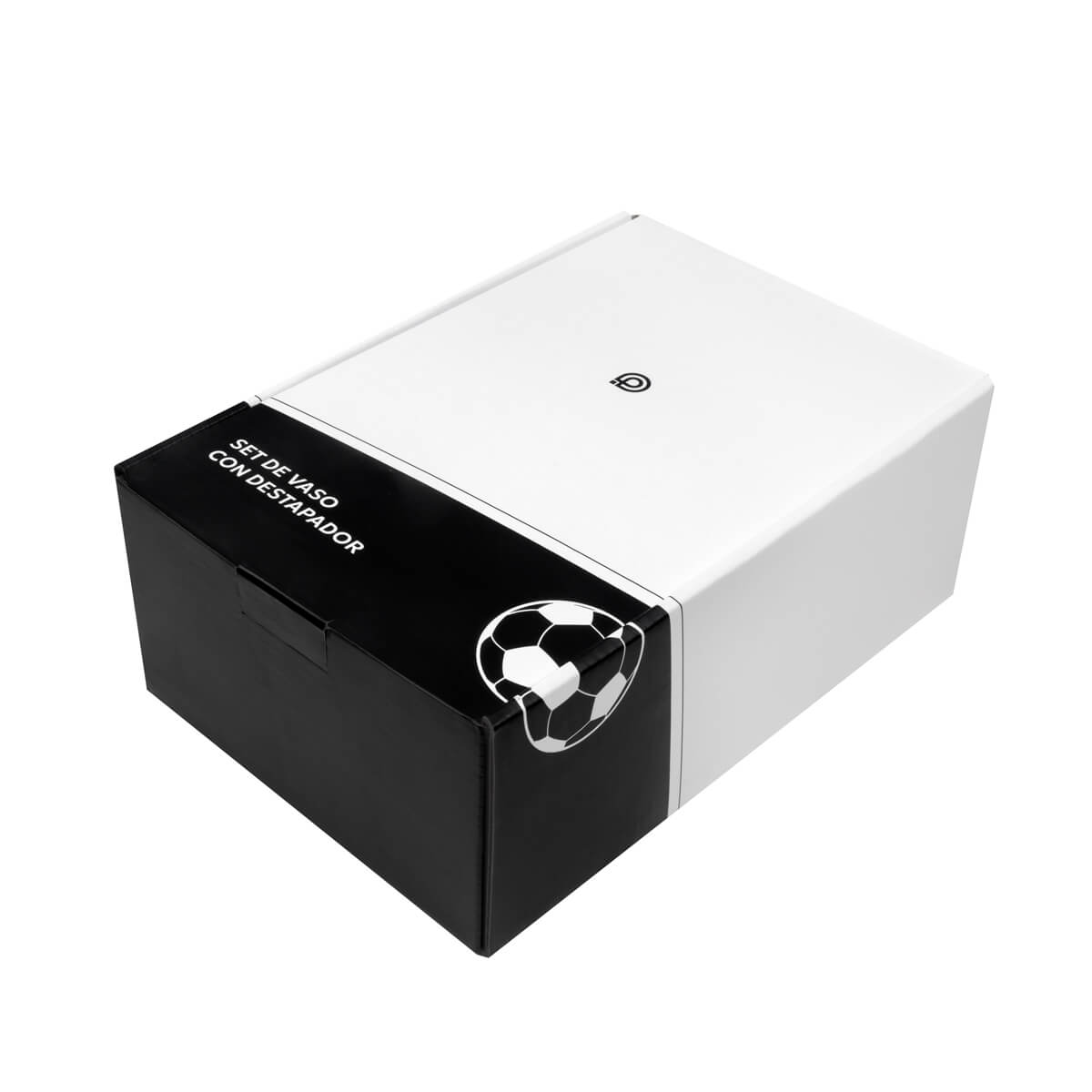 SET DE VASO Y DESTAPADOR SOCCER MUNDIAL