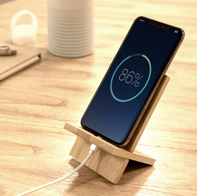 SOPORTE DE ESCRITORIO PARA CELULAR "BAMBOFFICE"