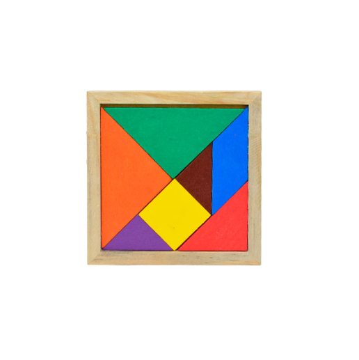 JUEGO DIDÁCTICO TANGRAM DE MADERA