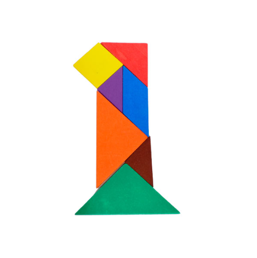 JUEGO DIDÁCTICO TANGRAM DE MADERA