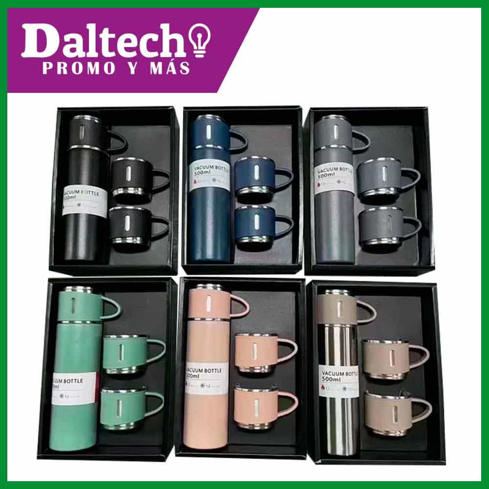 TERMO CON SET DE 3 TAZAS