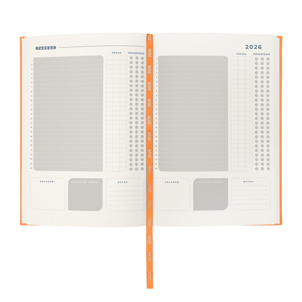 AGENDA DIARIA TERRA 2026