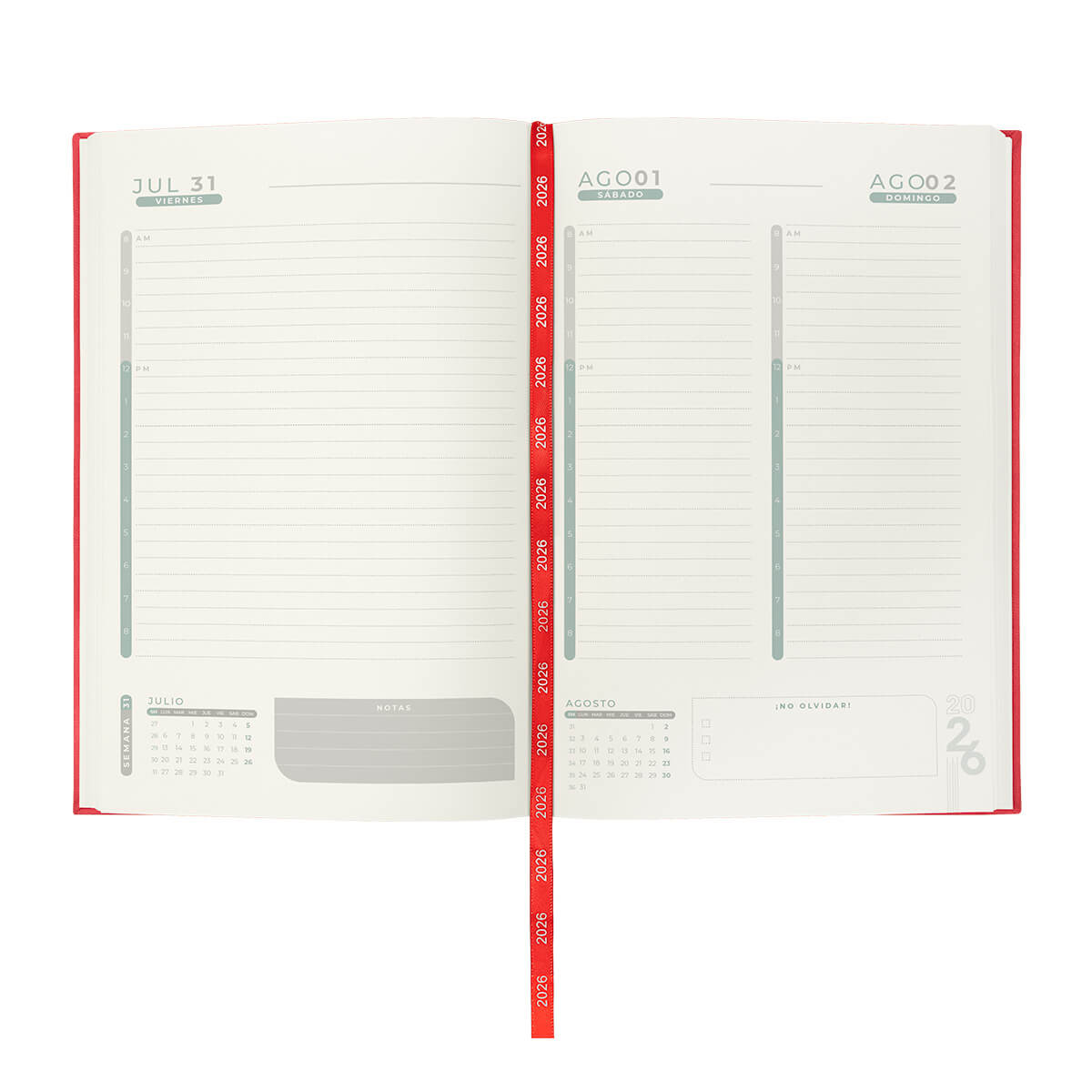 AGENDA DIARIA TERRA 2026