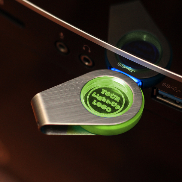 MEMORIA USB GITATORIA CON LUZ 8 GB