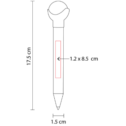BOLÍGRAFO CON PELOTA BYRON