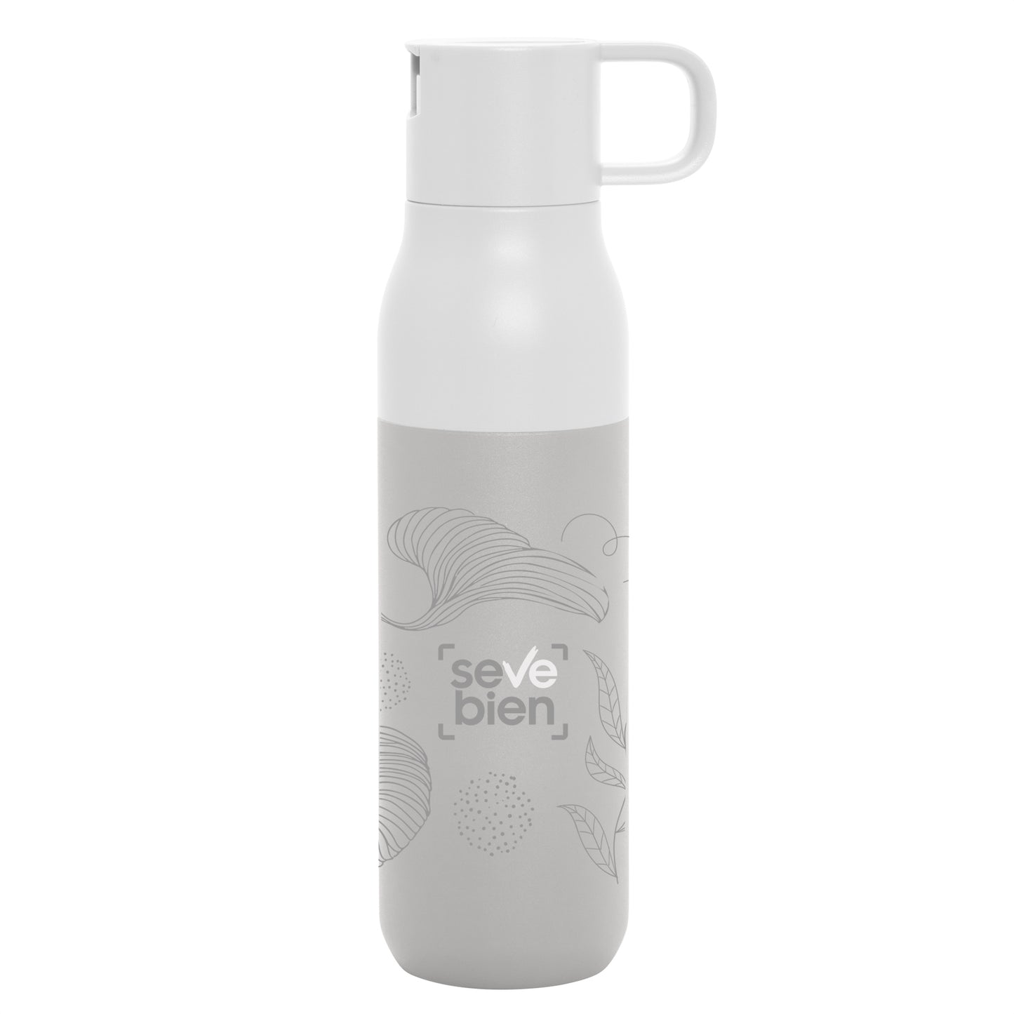 BOTELLA TÉRMICA CON DOS TAPAS "ROLLING TOP"
