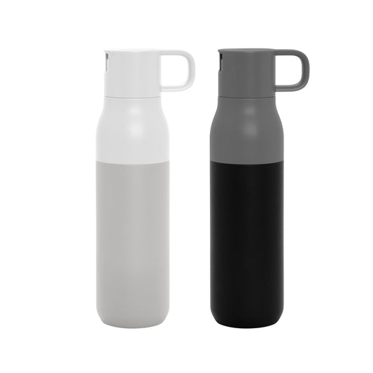 BOTELLA TÉRMICA CON DOS TAPAS "ROLLING TOP"